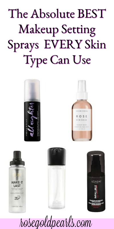 Here's a roundup of twelve good makeup setting sprays that can help literally anyone achieve a flawless makeup look. best makeup setting spray for oily skin | best makeup setting spray for acne prone skin | urban decay makeup setting spray | mac makeup setting spray | matte makeup setting spray | natural makeup setting spray | rose water makeup setting spray