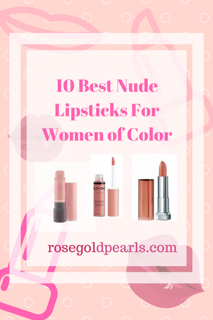 10 of the best drugstore nude lipsticks for black women