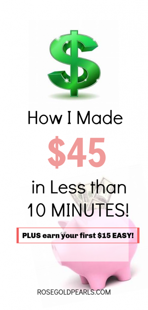 in this blog post, I explain exactly how I made easy money online quickly. With cashback websites like Swagbucks and Ebates, I was able to earn over $40 in only 10 minutes of my time! Here's how you can make legit money online easily and quickly! This is a great way to make money online for teens, college students, even stay at home moms!