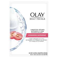 olay daily facials water activated dry cloths 